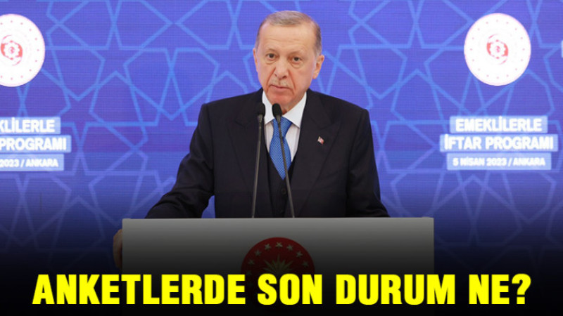 Cumhurbaşkanı Erdoğan'dan açıklama! Anketlerde son durum ne?
