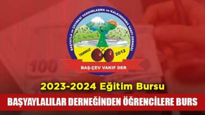Başyaylalılar Derneği geçtiğimiz yıllarda olduğu gibi 2023-2024 eğitim öğretim yılında