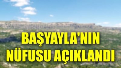 TÜİK, "Adrese Dayalı Nüfus Kayıt Sistemi 2023 Sonuçları"nı açıkladı. Başyayla'nın