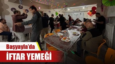 Başyayla'da Başyayla Bakım, Rehabilitasyon ve Aile Danışma Merkezi tarafından iftar