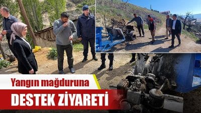 Başyayla Kaymakamı Neslihan Çakır ve Başyayla Belediye Başkanı Abdulkadir Ateş,