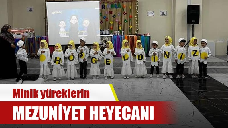 Karaman’ın Başyayla ilçesinde, Başyayla Merkez 4-6 Yaş Kur’an Kursu tarafından
