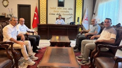 Karaman Başyayla ilçesinde göreve başlayan Kaymakam Abdülsamet Kocakaya, Bozyaka; Üzümlü,